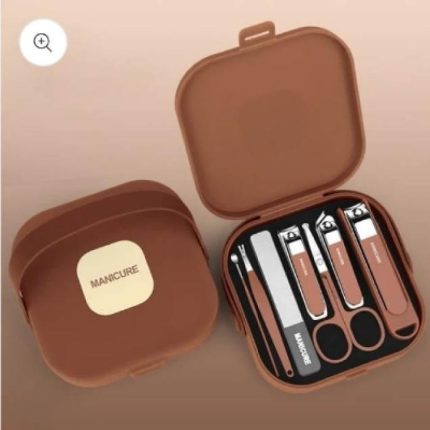 7 pcs Manicure Pedicure Nail Cutter Box Set Stainless Steel - Image 2