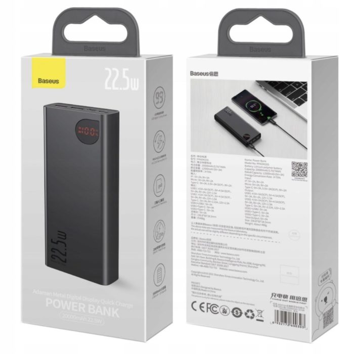 Baseus Adaman 20000 mAh Power Bank 22.5W