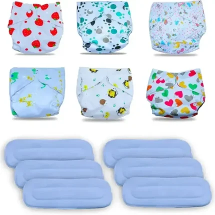Re-Washable Baby Cloth Diapers with Waterproof Materials - Image 3