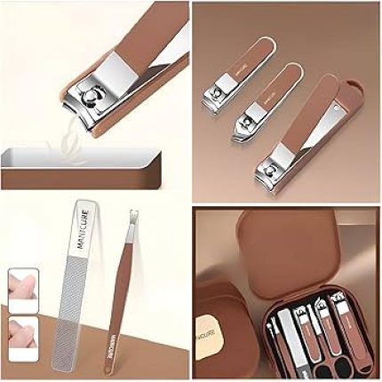 7 pcs Manicure Pedicure Nail Cutter Box Set Stainless Steel - Image 4