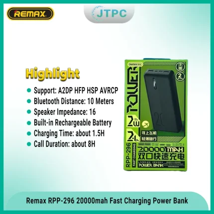 Remax RPP-296 20000mAh power bank. - Image 2