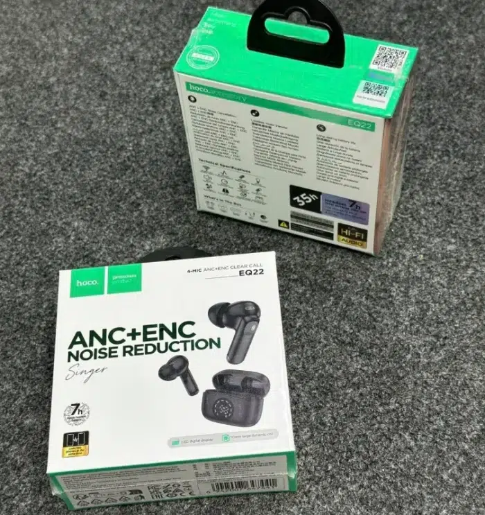 Premium Hoco EQ22 ANC + ENC True Wireless