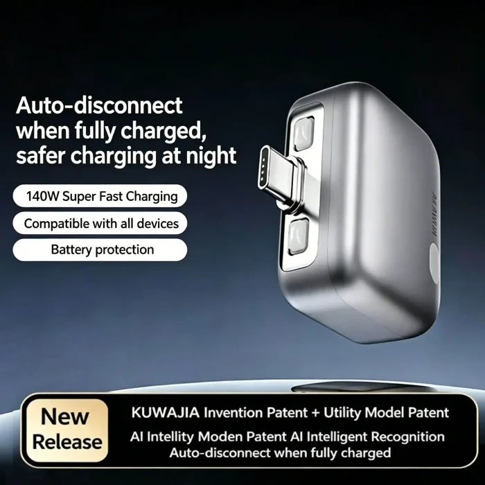 140W Fast Charger Separator with AI Smart Chip and Dual Core Protection
